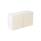 Kitchen Kit Flatpack Slab Matt Cashmere 800 Double Extractor Wall Kitchen Cabinet - FKKF0675