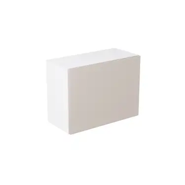 Click Here To Enlarge This Photo Of Kitchen Kit Flatpack Slab Matt Light Grey 600 Single Extractor Wall Kitchen Cabinet - FKKF0774