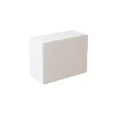 Kitchen Kit Flatpack Slab Matt Light Grey 600 Single Extractor Wall Kitchen Cabinet - FKKF0774
