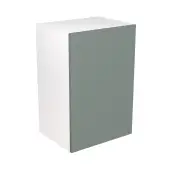 Kitchen Kit Flatpack Slab Matt Sage Green 900 Boiler Housing Cabinet- FKKF1166