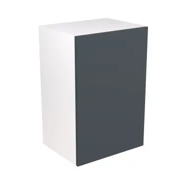 Click Here To Enlarge This Photo Of Kitchen Kit Flatpack Slab Matt Indigo Blue 900 Boiler Housing Cabinet- FKKF1366