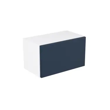 Click Here To Enlarge This Photo Of Kitchen Kit Flatpack Slab Matt Indigo Blue 500 Short Bridging Wall Kitchen Cabinet - FKKF1373