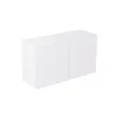 Kitchen Kit Flatpack Slab Standard White 800 Double Extractor Wall Kitchen Cabinet - FKKM1075