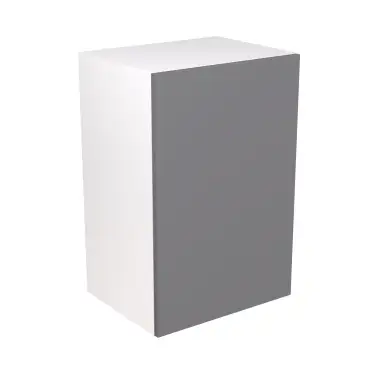Click Here To Enlarge This Photo Of Kitchen Kit Flatpack Slab Standard Light Grey 900 Boiler Housing Cabinet- FKKM1266