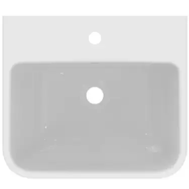 Click Here To Enlarge This Photo Of Ideal Standard I.Life B 50cm Washbasin 1 Taphole Visible Overflow - E256201