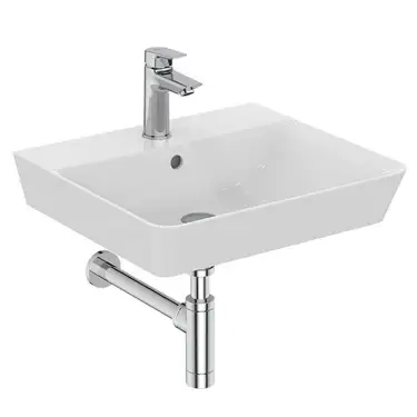 Click Here To Enlarge This Photo Of Armitage Shanks Edit L 500mm Wash Basin with 1 Tap Hole - S081401