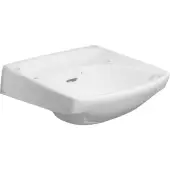 Twyford Classic Low Level Washbasin 2 Tap Holes with Visible Overflow White (CC4212WH)