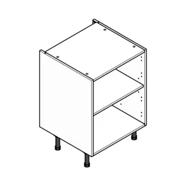 Click Here To Enlarge This Photo Of Single Flatpack Kitchen Cabinet 600mm Base Unit
