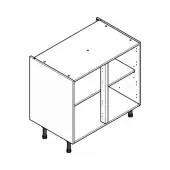 Double Flatpack Kitchen Cabinet 900mm Base Unit