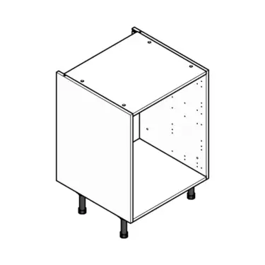 Click Here To Enlarge This Photo Of Flatpack Kitchen Cabinet 600mm Full Drawer Base Unit