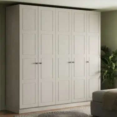 Click Here To Enlarge This Photo Of Classic / Shaker Taupe Grey Panel - BED2117P