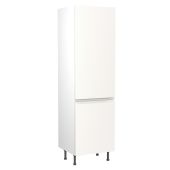 Kitchen Kit Flatpack J Pull Ultra Matt White 600 Tall Unit Fridge&Freezer 70/30 - FKKJ0522