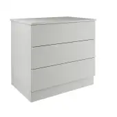 Classic / Shaker Light Grey 3-Drawer Double Chest - BEDGS1614C