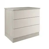 Classic / Shaker Taupe Grey Double Chest 3-Drawer Double Chest - BEDUS2114C