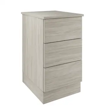 Click Here To Enlarge This Photo Of Classic / Shaker Urban Oak 3-Drawer Single Chest - BEDUS2215C