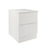 Classic / Shaker White 2-Drawer Bedside Chest - BEDWS1516C