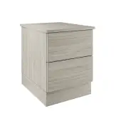 Slab Urban Oak 2-Drawer Bedside Chest - BEDUM1416C