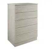 Slab Urban Oak 5-Drawer Tallboy Chest - BEDUM1413C