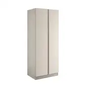 J-Pull Handleless Cashmere Double Wardrobe with Double Rail - BEDUJ0609D