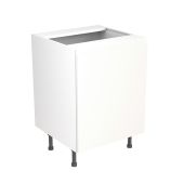 Kitchen Kit Flatpack J Pull Ultra Matt White 600 Base Unit Sink - FKKJ0535