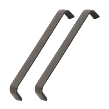 Click Here To Enlarge This Photo Of Antique Black Camden Bar Handle (Pack of 2) - BEDHCAMD160AB