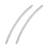 Brushed Nickel Bow Handle (Pack of 2) - BEDHBOW160BN