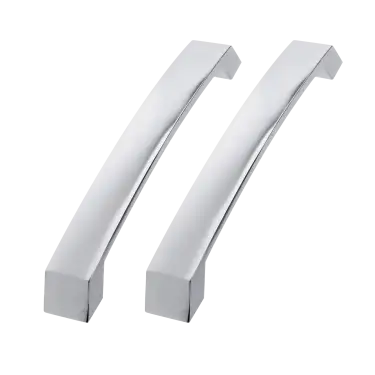 Click Here To Enlarge This Photo Of Chrome Tavistock Bow Handle (Pack of 2) - BEDHTAVIS160CH