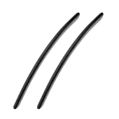 Matt Black Bow Handle (Pack of 2) - BEDHBOW160MB