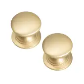 Satin Brass Windsor Knob (Pack of 2) - BEDHAND9