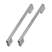 Stainless Steel Slim Square D Handle (Pack of 2) - BEDHSSDH1