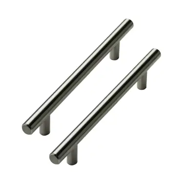 Click Here To Enlarge This Photo Of Stainless Steel T-Bar Handle (Pack of 2) - BEDHTBH1
