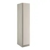 J-Pull Handleless Cashmere Single Wardrobe with Double Rail - BEDUJ0603S