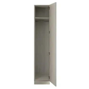 Click Here To Enlarge This Photo Of Shaker Sage Green Single Wardrobe with Single Rail - BEDUP1102S