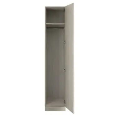 Click Here To Enlarge This Photo Of Shaker Urban Oak Single Wardrobe with Single Rail - BEDUP2202S