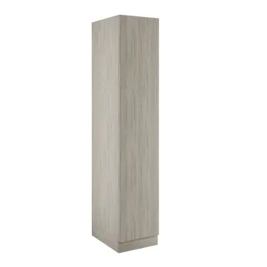Click Here To Enlarge This Photo Of Slab Urban Oak Single Wardrobe with Single Rail - BEDUM1402S