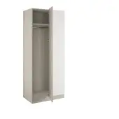 Shaker Taupe Grey Blind Corner Wardrobe - BEDUP2112B