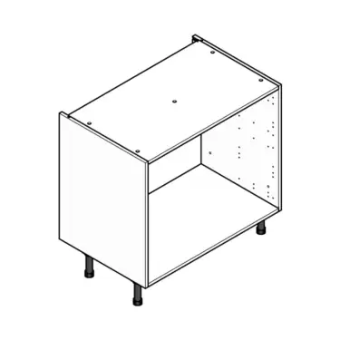 Click Here To Enlarge This Photo Of Flatpack Kitchen Cabinet 900mm Full Drawer Base Unit