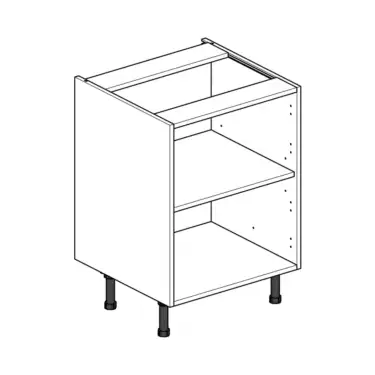 Click Here To Enlarge This Photo Of Single Flatpack Kitchen Cabinet 600mm Sink Base Unit