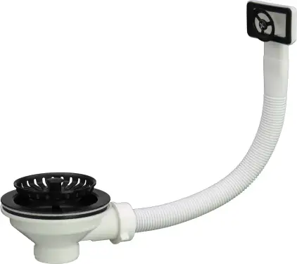 Click Here To Enlarge This Photo Of Forrest & Brook Eco Kitchen Strainer Waste with Round OverFlow Plate