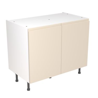 Click Here To Enlarge This Photo Of Kitchen Kit Flatpack J Pull Ultra Matt Cashmere 1000 Base Unit - FKKJ0608