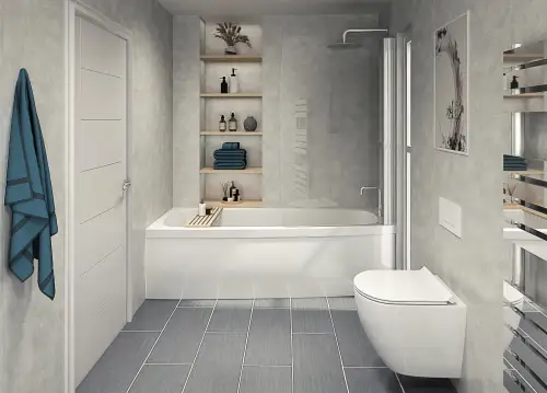 Click Here To Enlarge This Photo Of Perform Panel Cloudy Marble Plywood Nu-Lock 9350