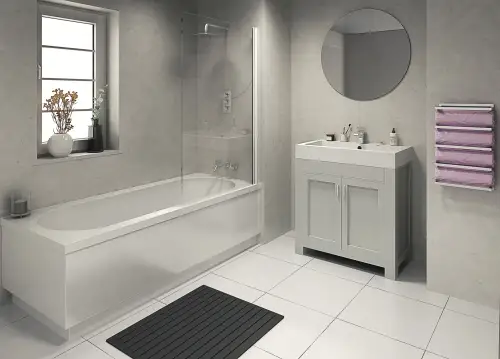 Click Here To Enlarge This Photo Of Perform Panel White Bonito Plywood Nu-Lock 7182