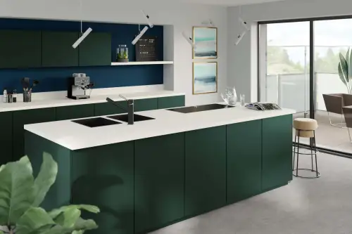 Click Here To Enlarge This Photo Of Lily White Laminate - A242