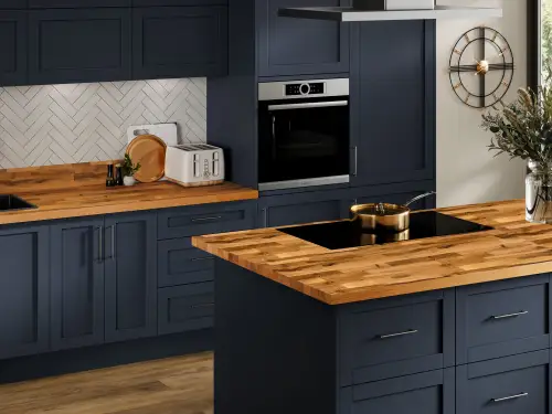 Click Here To Enlarge This Photo Of De Terra Rustic Oak Worktop ROAK-UK