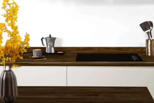 Click Here To Enlarge This Photo Of Dark Walnut Laminate Worktop - 30042