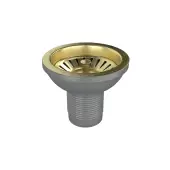 Kitchen Strainer Waste Brushed Brass