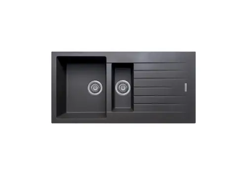 Click Here To Enlarge This Photo Of Granite 1.5 Bowl Sink with Drainer