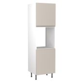 Kitchen Kit Flatpack J Pull Ultra Matt Light Grey 600 Tall Unit Single Oven - FKKJ0731