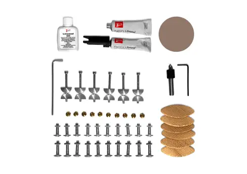 Click Here To Enlarge This Photo Of Aria Solid Laminate Installation & Undermounted Sink Kit