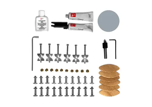 Click Here To Enlarge This Photo Of Aria Solid Laminate Installation & Undermounted Sink Kit